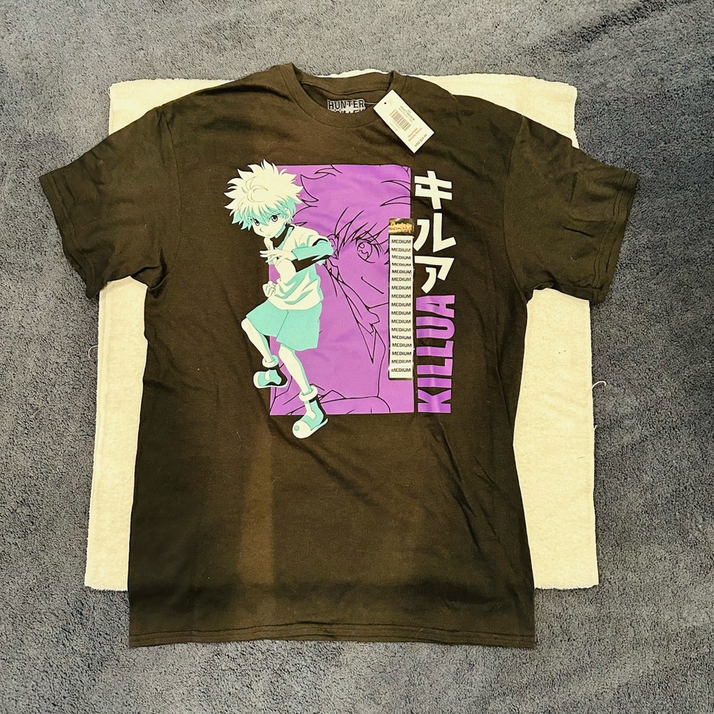 NWT Hunter x Hunter “Killua” black short-sleeved t-shirt